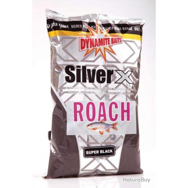 Amorce dynamite baits silver x roach super black 1kg