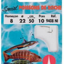 Hameçon monté water queen poissons de roche 9408 ni par 10 H8 - 22/100