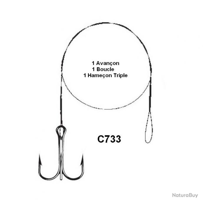 Transparent Cannelle Bas De Ligne Fluorocarbone 40Cm 0,35mm