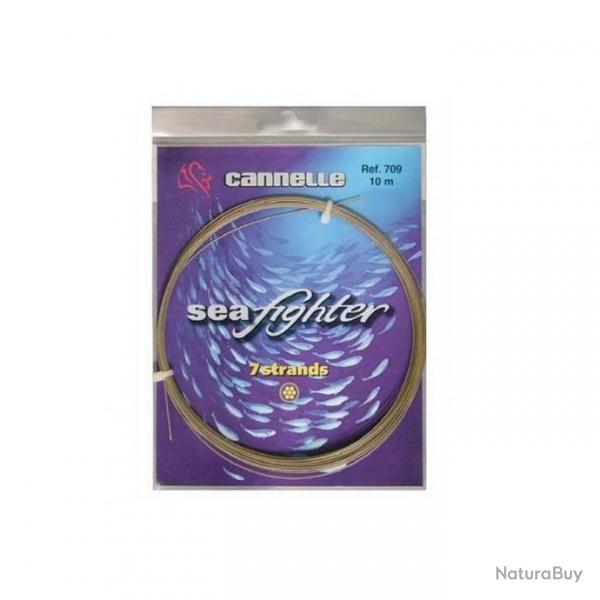 Bas de ligne acier gain cannelle mer seafighter c759 10m RESISTANCE 40 LB