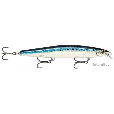 Leurre Vintage Rapala Rattlin' Rap HRN-7 - Noir Et Argent - Fabrication US