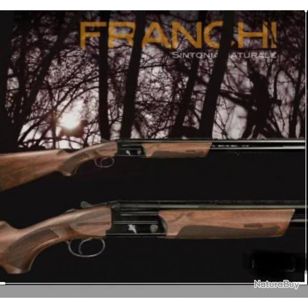 "Destock fusil superpos" Franchi Feeling Bcassier 12/76 canon 62 cm ci