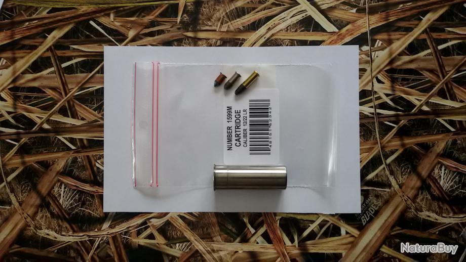 Reducteur de calibre 12/22lr en acier ideal piegeur ,tireur et