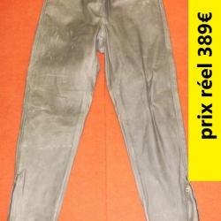 PANTALON BUFFLE  "ACHA"  DOUBLURE AMOVIBLE  T-44français NEUF nombreuses rayures