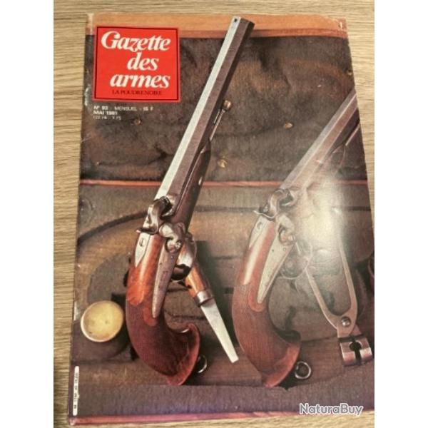 Gazette des armes N 93, MR 38 Spcial, FM 1924 2me, pistolet cavalerie 1833, la guerre des Boers