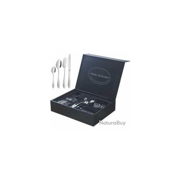 ENSEMBLE MENAGERE PRADEL EXCELLENCE ALBERT DE THIERS 84 PICES MIROIR COFFRET