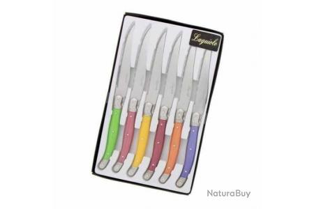 Set 3 couteaux d'office 8,5 cm coloris pastel Arcos 