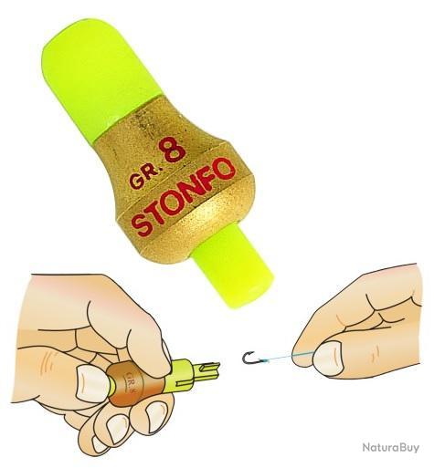 Stonfo - Fixe Ligne De Pêche, Couleur Bleue, Fabriqué En Allemagne, Qualité Professionnelle