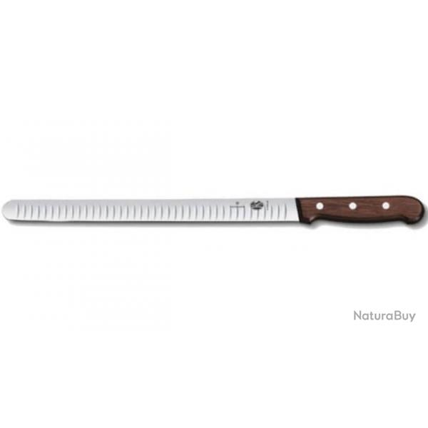 Couteau  saumon/jambon 30 cm Victorinox manche rable 5.4120.30