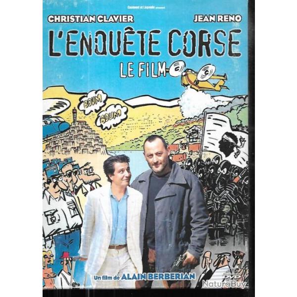 l'enqute corse , clavier , jean rno  dvd comdie ,