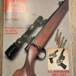 Gazette des armes N 137, revolver Eyraud, Sturmgewehr 2ème, Bergmann, S&W 1500, sabre 1772,contender