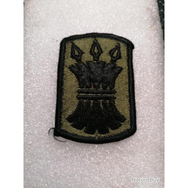 Patch arme us 157th INFANTRY BRIGADE kaki ORIGINAL