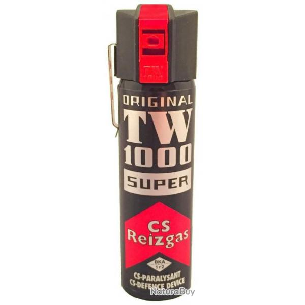 Bombe lacrymogne CS-spray "Super" 75 ml [TW1000]