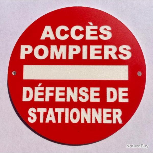 panneau ACCS POMPIERS DFENSE DE STATIONNER  300 mm signaltique