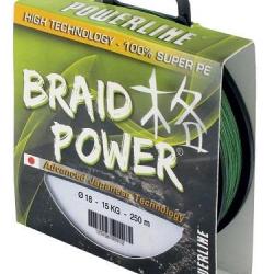 TRESSE POWERLINE BRAID POWER 1000M 0.20mm/18kg