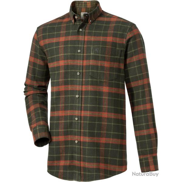 Chemise en flanelle Darko (Couleur: Vert fonc, Taille: S)