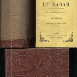 le nabab moeurs parisienne en 2 volumes alphonse daudet