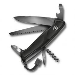 Couteau suisse Ranger Grip 55 "Onyx Black Edition" [Victorinox]
