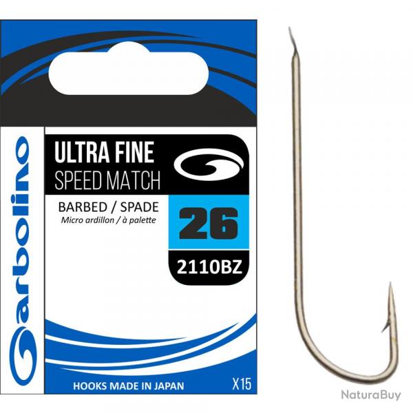Hamecons Garbolino Ultra Fine Speed Match 2110BZ par 15 24