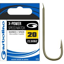 Hameçon Garbolino X-Power Speed Match 2130bz par 15 18