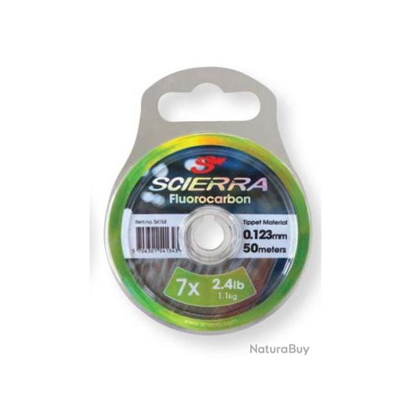 FIL FLUOROCARBON SCIERRA TIPPET MATERIAL NPC 0.123mm 50m