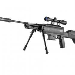 Black Ops Sniper Noir carabine break barrel 19.9J +lunette 4x32