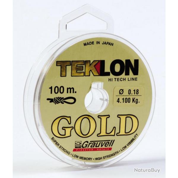 FIL TEKLON GOLD 100M NPC 0.08mm/1.2kg