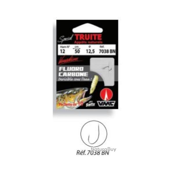 HAMECONS MONTES FLUOROCARBONE SPECIAL APPAT NATUREL Taille 14 0.15mm