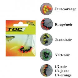 GUIDE FIL ROND 6mm Jaune/orange