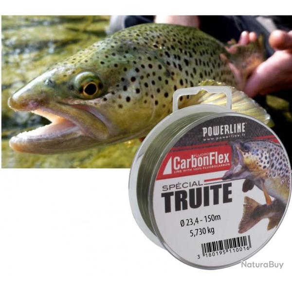 FIL CARBONFLEX TRUITE 150M 0.128mm-1.85kg