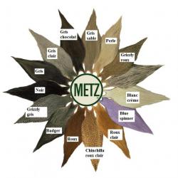 COUS METZ JMC Saddle de coq grade 2 Gris clair