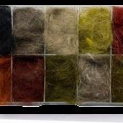 DUBBING DE LIEVRE POIL LONG Naturel foncé
