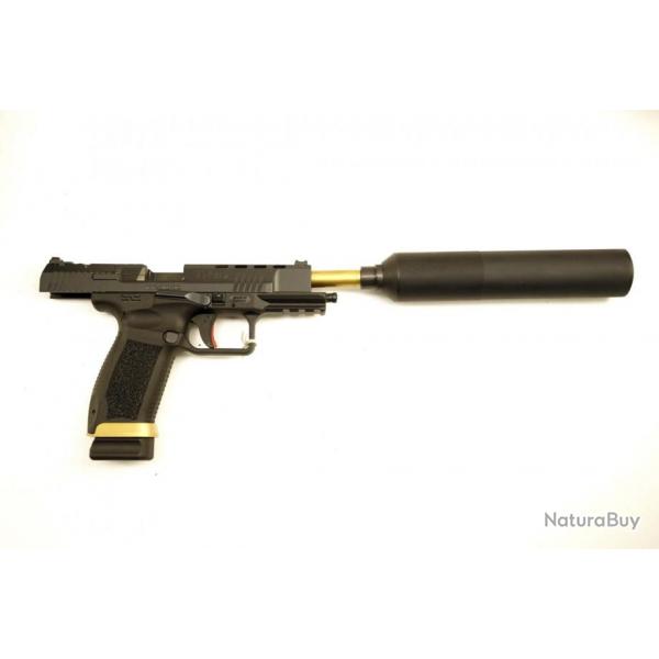 Silencieux no-sound impuls specifique glock toute la fggamme canik tp9 elit calibre 9 para