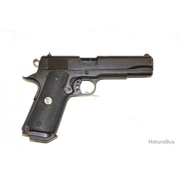 Pistolet Colt 1911A1 s&eacute;rie 80 calibre 45 ACP fabrication en 1992