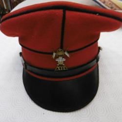 CASQUETTE OFFICIER ROYAL ARMY 12 ème LANCIERS (PRINCE OF WALES )