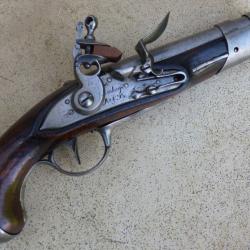 Pistolet à silex de maréchaussée/gendarmerie modèle 1770 révolutionnaire