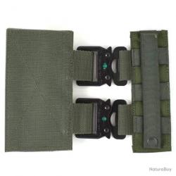 Adaptateur MOLLE QR Bulldog Tactical - Vert olive