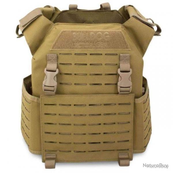 Gilet porte-plaques Kinetic MK2 Bulldog Tactical - Coyote - L (86 - 130 cm) - Non