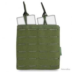 Porte-chargeur ouvert Lazer Open Top 2X1 Bulldog Tactical - Vert olive