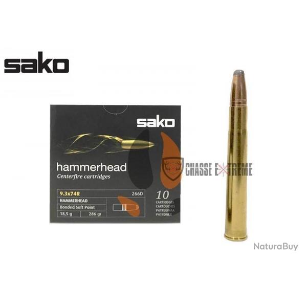 10 Munitions SAKO Hammerhead 9,3x74 R 286 Gr