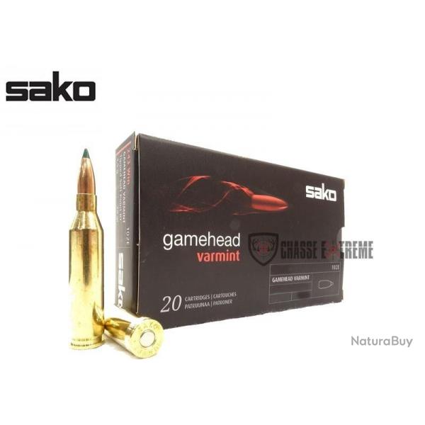 20 Munitions SAKO Gamehead Varmint 223 Rem 50 Gr