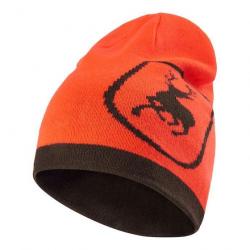 BONNET TRICOTE REVERSIBLE ORANGE / BROWN CUMBERLAND KNITTED BEANIE DEERHUNTER