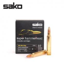 10 Munitions SAKO S.Hammerhead Sp 300 Win Mag 150 Gr