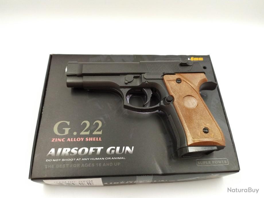 Réplique pistolet à ressort Galaxy G25 M1911 MEU full metal 0,5J