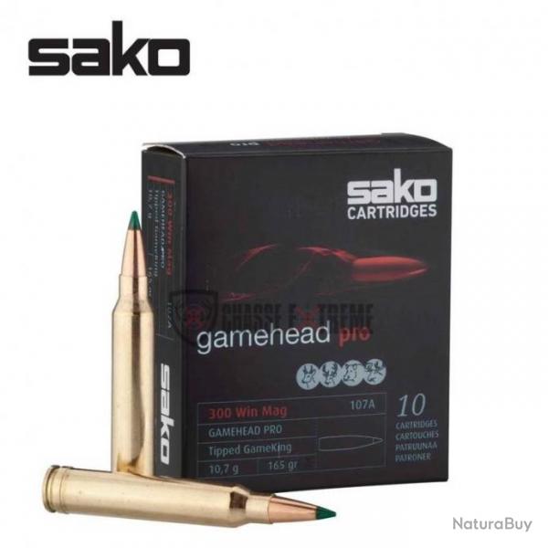 20 Munitions SAKO Gamehead Pro Sp Cal 300 Win Mag 165 Gr