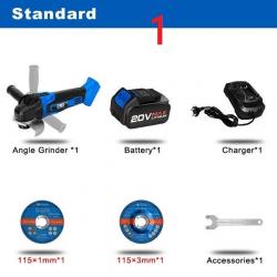 Meuleuse d Angle Pro Sans Fil 20V, Modele: 16V WS-3016-B2P