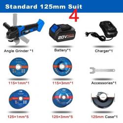 Meuleuse d Angle Pro Sans Fil 20V, Modele: 4