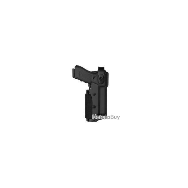 Holster droitier Zoom VKZ8 noir pour GLOCK 17/18/19/22/23 avec lampe/laser