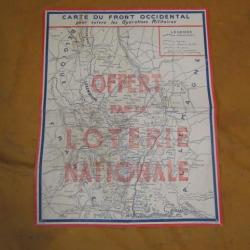 affiche propagande drôle de guerre combats mai juin 40 Française 1940 offert par loterie Nationale