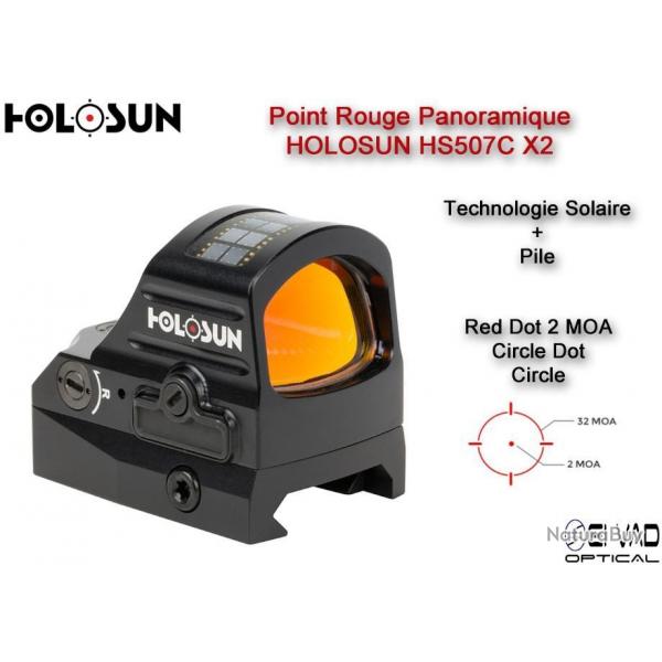 Point Rouge Panoramique HOLOSUN HS507C X2 - Technologie Solaire